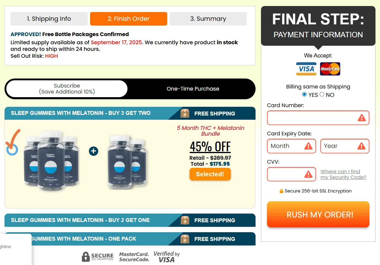 Highline Wellness CBD Gummies